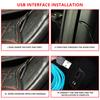 1M 2M 3M 5M Car Interior Lighting Auto LED Strip Wire Rope Tube Line Flexible Neon Light With 12V USB Cigarette Drive