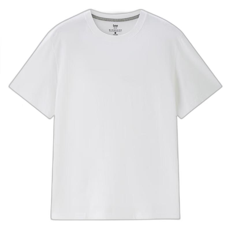 Giordano Men s Pure Cotton Knit Round Neck T-Shirt M