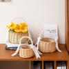 Pearl Handbag Woven Flower Basket: Wedding and Flower Arrangement Souvenir