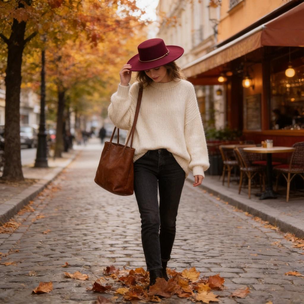 Cappello Fedora in Feltro di Lana per Uomo e Donna Con Protezione Solare e Traspirabilità
