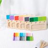 Wooden Montessori Teaching Aids English Mathematics Cognitive Stick Games Quantity Learning Stick Pairing Addition and Subtraction Calculation Toys