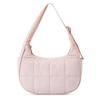 Puffer Crescent Bag for Women Quilted Shoulder Bag Adjustable Strap Shoulder Bag Nylon Work Travel Hobo Bags KTY