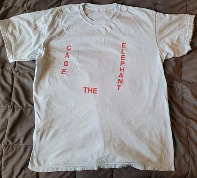Camiseta Unisex de Algodón de Doble Cara de la Banda Cage The Elephant