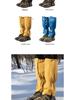 Kratzfeste Outdoor-Schnee- und Wüstenwander-Leggings mit Reißverschluss und Klett-Sandabdeckung
