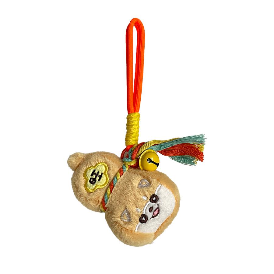 Słodka i słodka Fulu Gourd Wisiorek Pluszowa Zabawka Lalka Torba z Kreskówek Wisząca Brelok Lalka Lalka