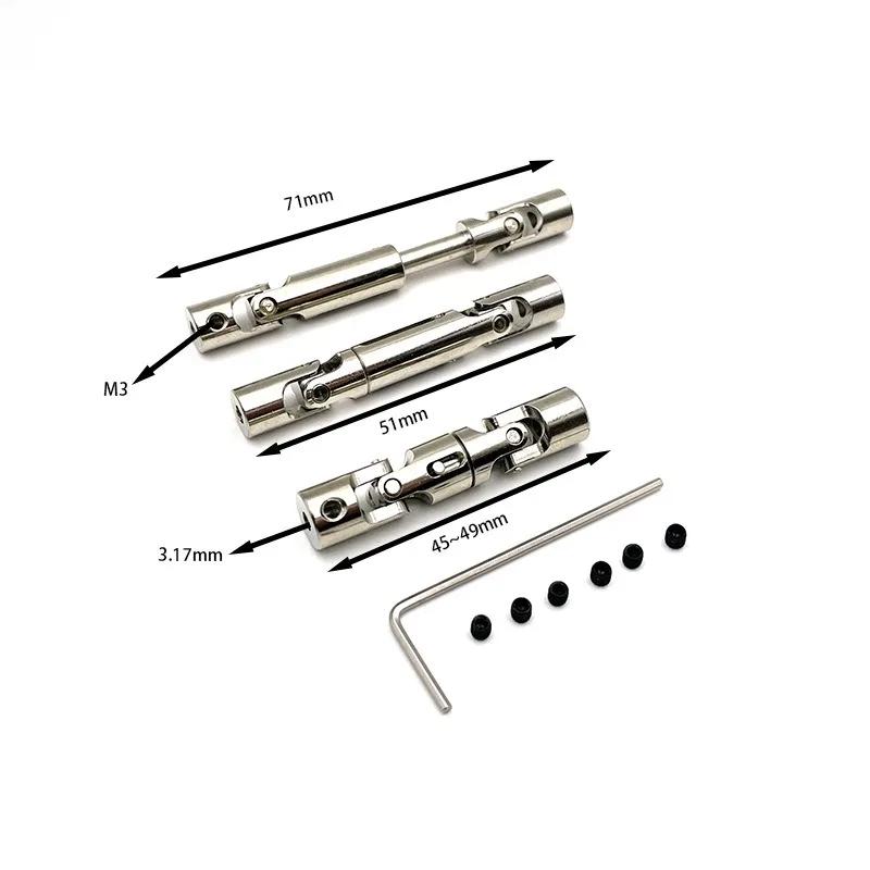 

New Car Spare Parts Metal Upgrade and Modification Transmission Shaft 1/16 Six Wheel Drive B16 B36 Remote Control срібний