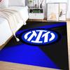Inter Milan Emblem Dynamic Background Carpet Printing Living Room and Bedroom Mats Dormitory Decoration Protective Pad Art
