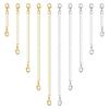 10Pcs Chain Extenders Jewelry Delicate Choker Extender Tail Chain Double Clasp