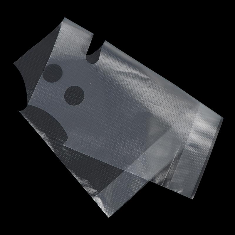 100Pcs Single/Double Cup Milk Tea Packaging Bags Frosted Transparent Disposable Beverage Plastic Bags Coffee Takeout Tote Bag