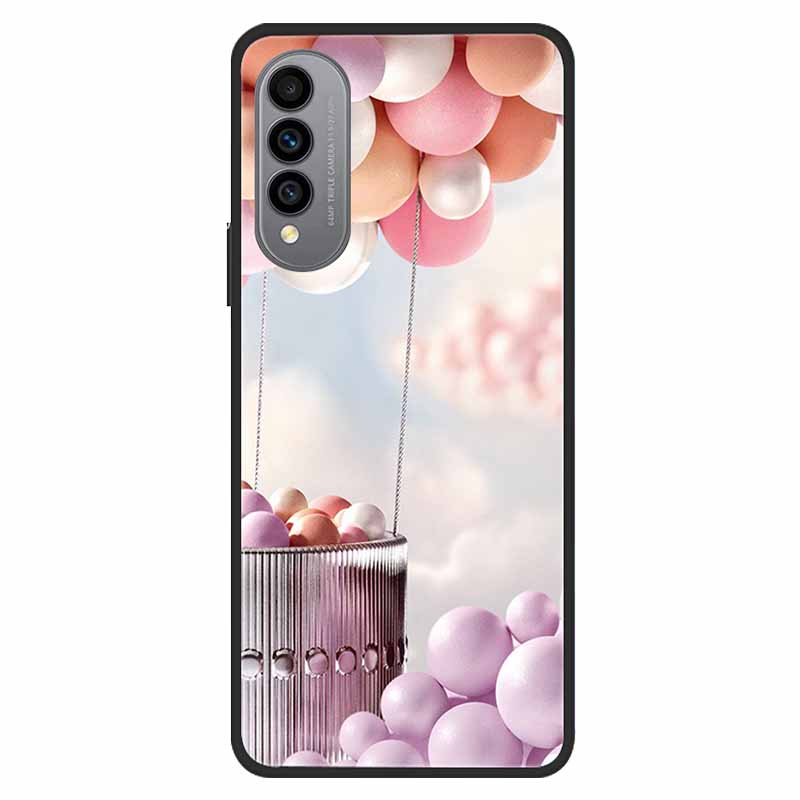 For WIKO T50 Case T 50 Soft silicone TPU Back Cover For Wiko T50 W-P861-01 W-P861-02 Phone Case WikoT50 Black Protective Painted