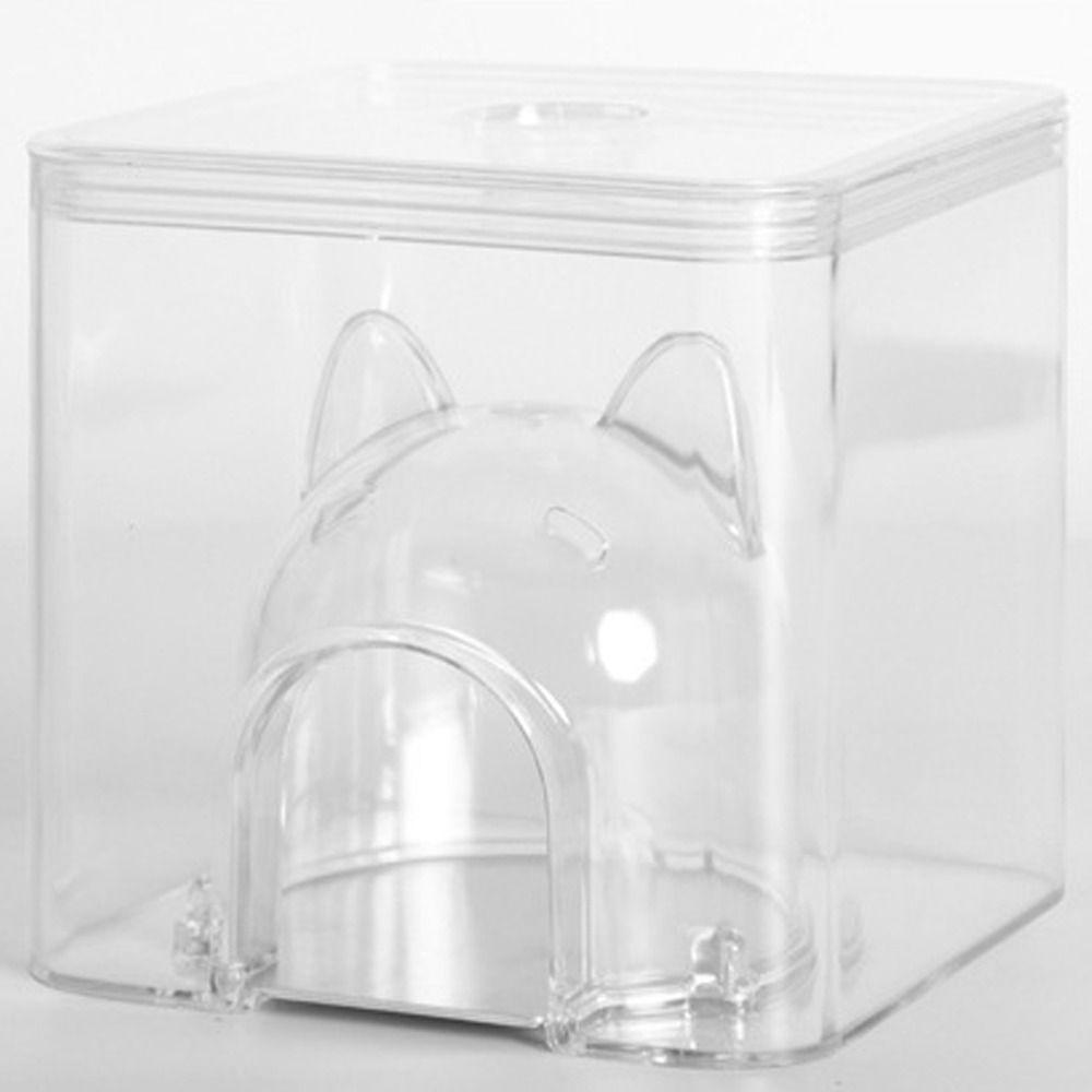 Plastic Hamster Cooling House Transparent Cooling Pet House Water Cube Pet Nest  For Small Animals