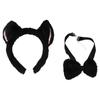 Cat Woman Cosplay Headwear Jk Halloween Dress Up Funny Cat Ears Headband Set  Student
