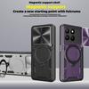 Etui For Honor 400 Smart 5G Global z osłoną obiektywu, Pancerne, Odporne na wstrząsy Etui na telefon Coque For Honor X7D 5G z uchwytem na pierścień