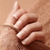 Naturalne sztuczne paznokcie manicure + klej Nude Nails KAN01 Kiss 28 szt