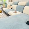 Elastischer Sofabezug für Wohnzimmer 1/2/3/4 Sitzer Dickes Polarfleece L-förmiger Ecksofabezug Sesselbezug