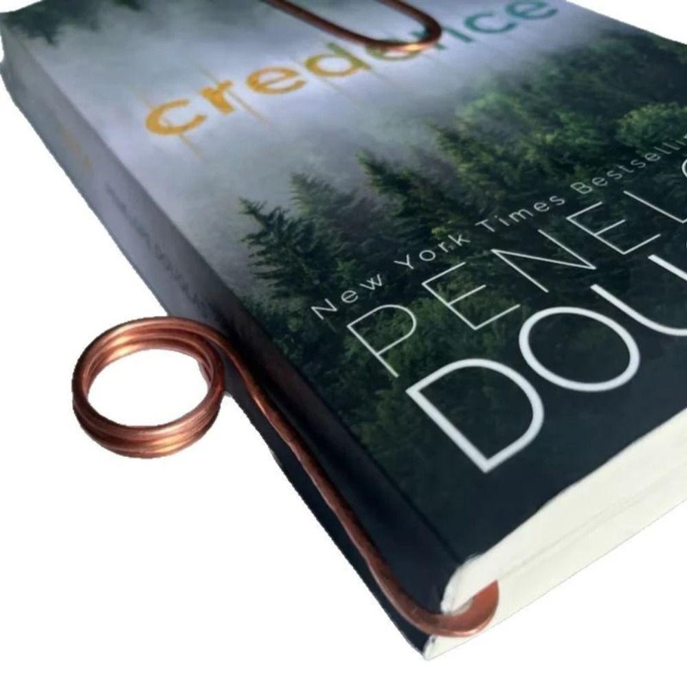 Exquisite Ring Bookmark Creative Thumb Book Page Holder Funny Finger Ring Book Opener Holder  Gift