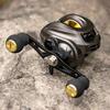 Baitcasting Reel Metal Bearing Aluminum Water Droplet Wheel Anti-explosion Line 7.2:1 High Rotational Speed Ratio Fishing Tackle