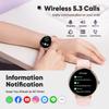 LIGE Damski Smartwatch Połączenia Bluetooth Monitorowanie Zdrowia Wodoodporny Sportowy Smart Bransoletka Prezent dla Dziewczyny