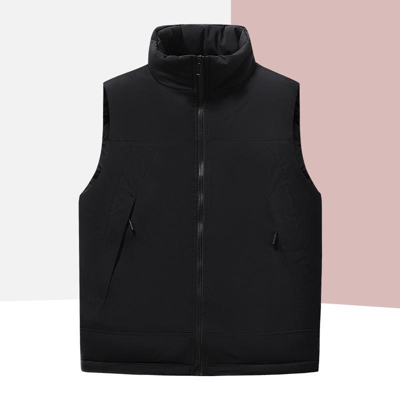 

Осенне-зимний спортивный и повседневный хлопковый жилет, куртка-жилет большого размера, утолщенный жилет 5XL