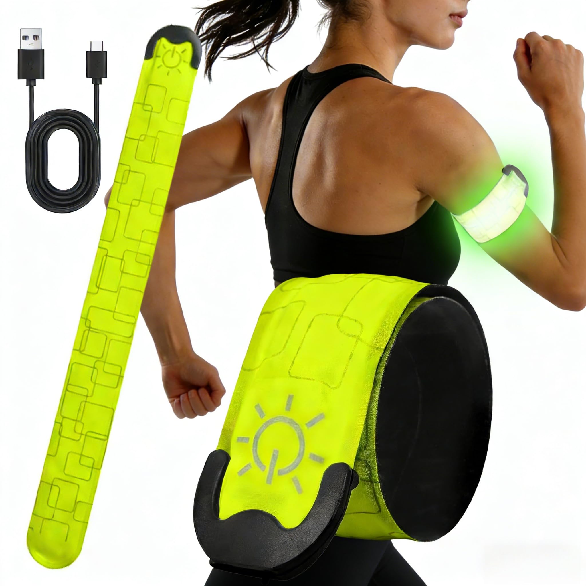 Running Walking Instant High Brightness Reflective Suitable for Night Night Accident Safety Significantly Increased Visibility Light Light, Light,