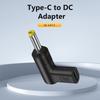 Convertitore per Spina 12V PVC USB Tipo C Femmina a DC Maschio Tipo Universale Adattatore di Alimentazione da USB-C a DC Multifunzionale per Router Tablet