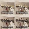 Walnut Grain Suction Cup Wall Hook Organizer For Home Storage