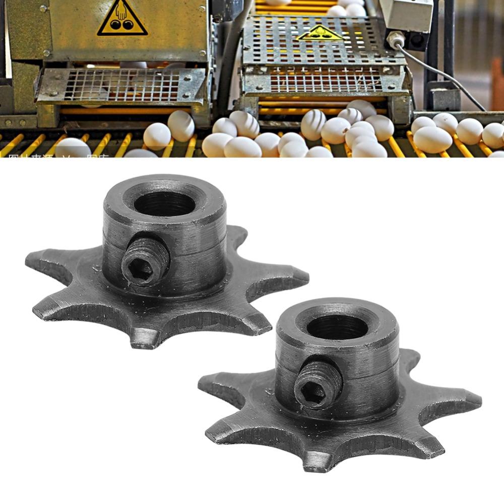 2pcs Reversible Design Wheel Gear Black Reverse Gear Hatching Machine Gear Hatching Machine