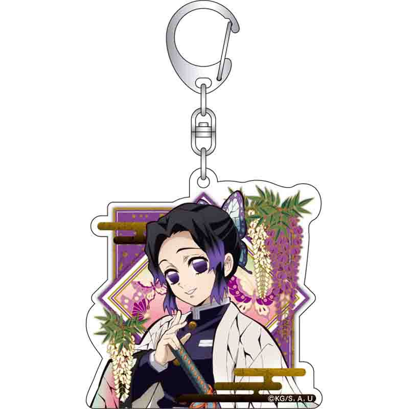 Demon Slayer Durable Keychain Acrylic Anime Cartoon Accessory Tanjiro Nezuko Pendant Charm Bulk Now Available Beautiful Design
