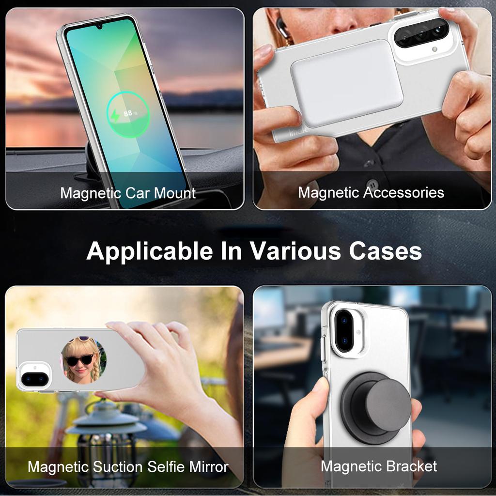 Etui na telefon Vivo V60 Lite 4G 5G IMAK Czekoladowe Etui Magnetyczne