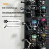 Dual-Use Fishing Reel Storage and Display Hanger for Pegboards