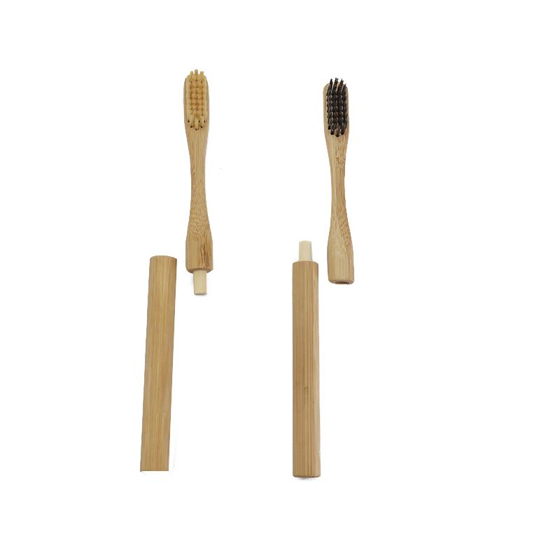 Popular in the world changeable bamboo toothbrush head