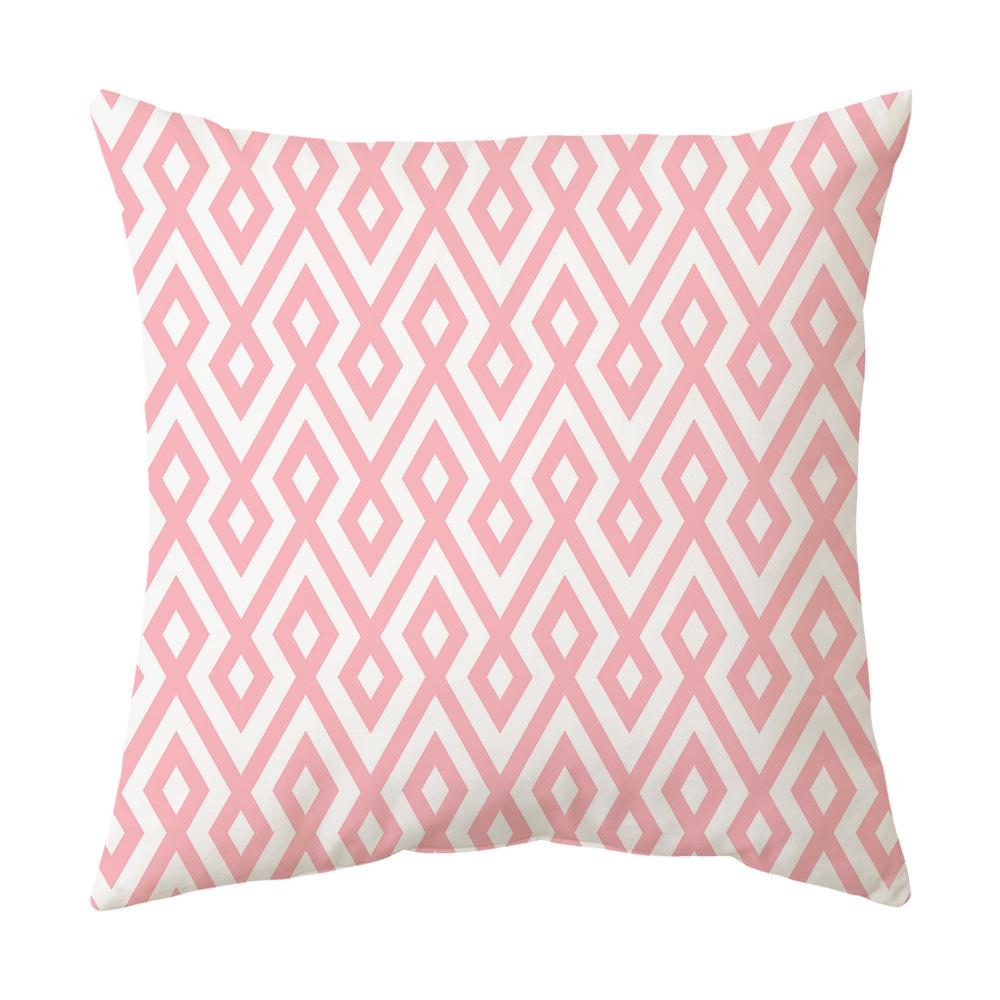 New Pink Pillow Feather Pillow Cover Home Sofa Bed Head Pillow Cover Cushion Cushion Cover