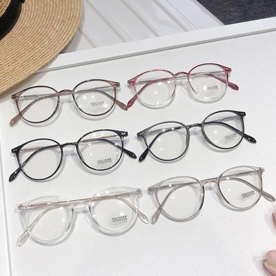 Fashion Vintage Anti Blue Light Blocking Glasses For Men/Women Replaceable Lenses