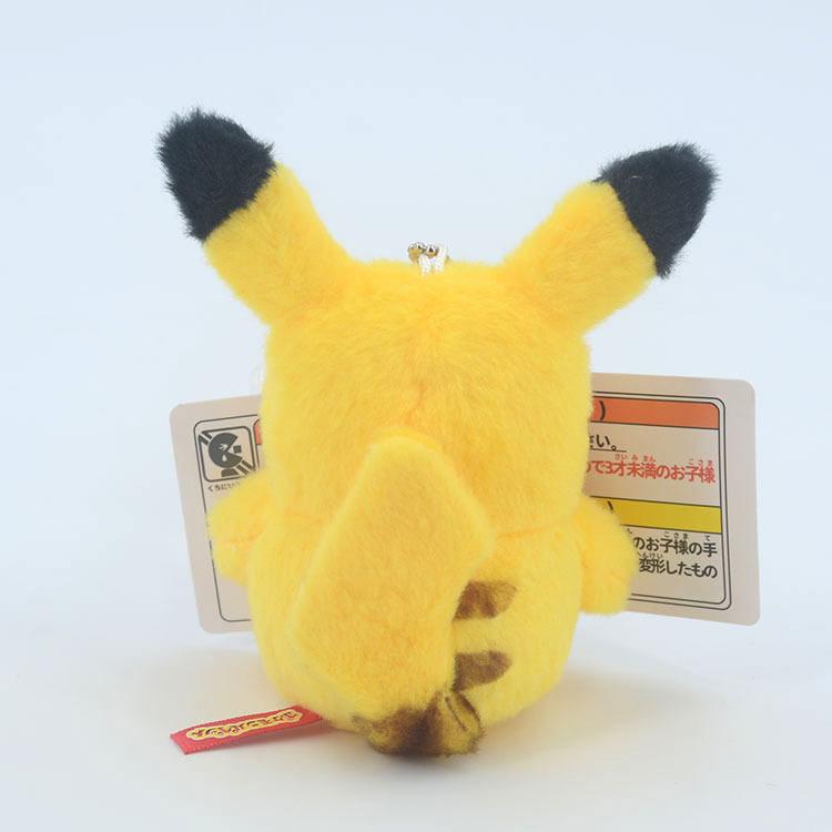 4inch Cute Pokemon Pikachu Plush TOy Keryring Dolls Pendants Gifts Bag Key Chain