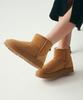 Salt And Chocolate Sac Platform Sheepskin Boots Mid-Length 412346018 (4Cm)