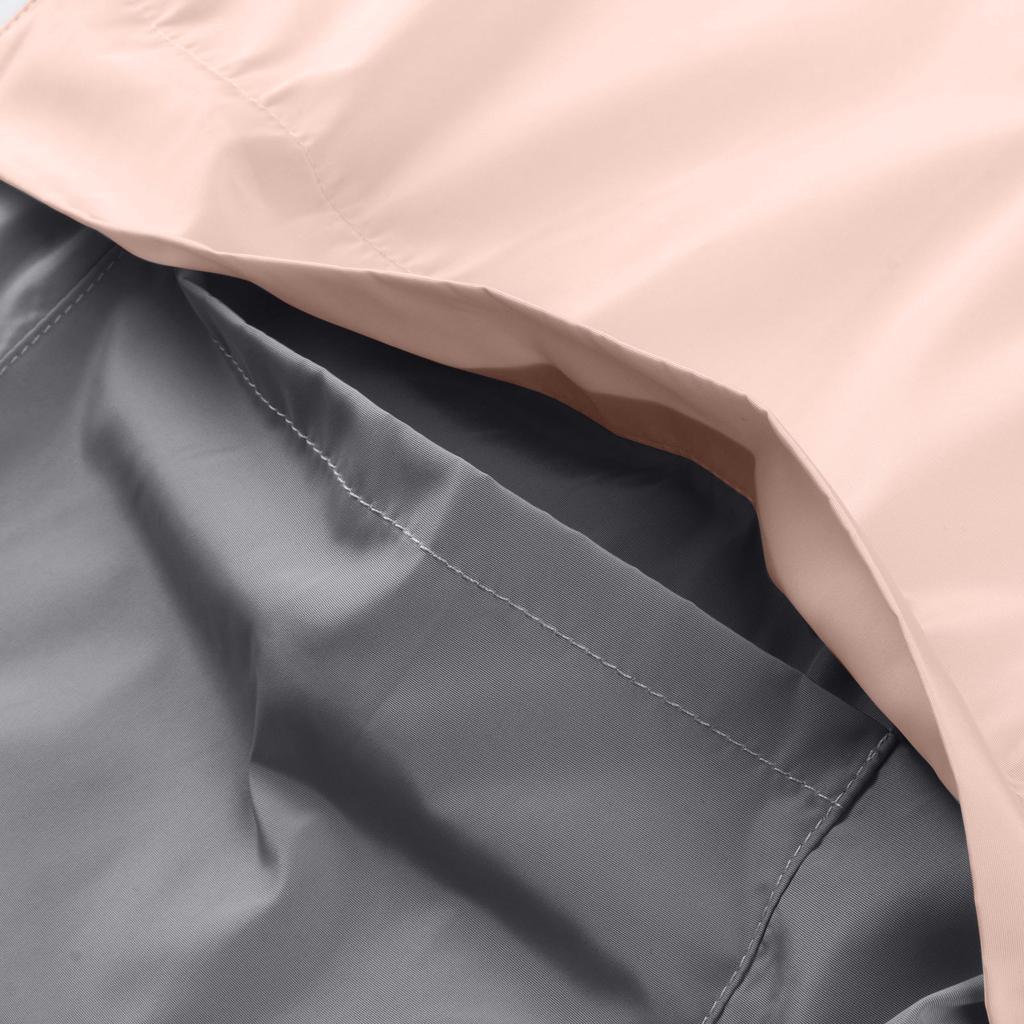 Women’s Patchwork Rain Jacket Outdoor Jackets Hooded Raincoat Windproof