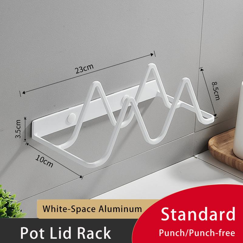 Подставка для кухонной разделочной доски, стойка для крышки кастрюли, подставка для хранения на клейкой основе, органайзер для крышек кастрюль, держатели для тарелок из губки