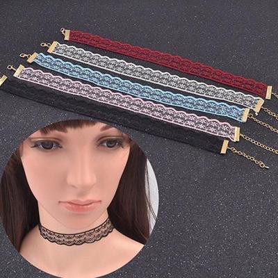 Women Gift Gothic Punk Retro Bohomian Lace Collar Choker Charm Necklace Jewelry