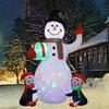 Christmas Snowman Inflatable Outdoor Decoration, for Party Indoor, Outdoor, Garden Winter Decor,Party & Holiday DIY Decorations