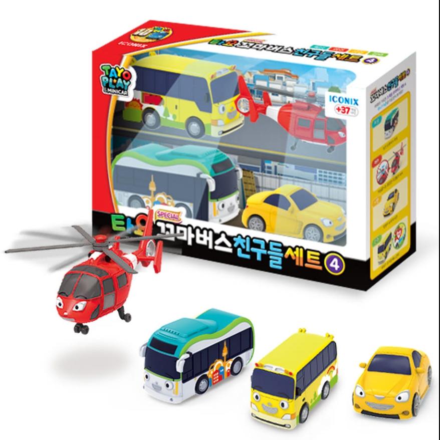 Tayo Special Little Bus Friends Set Часть 3, корейские игрушки