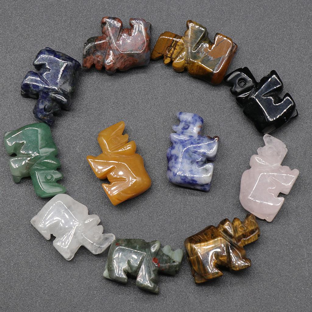 1 τμχ Άγαλμα ρινόκερου Φυσικές πέτρες Ροζ χαλαζίας Σκαλιστά ειδώλια ζώων Θεραπευτικά κρύσταλλα Διακόσμηση δωματίου Διακοσμητικό μπιχλιμπίδι χειροτεχνίας πολύτιμων λίθων