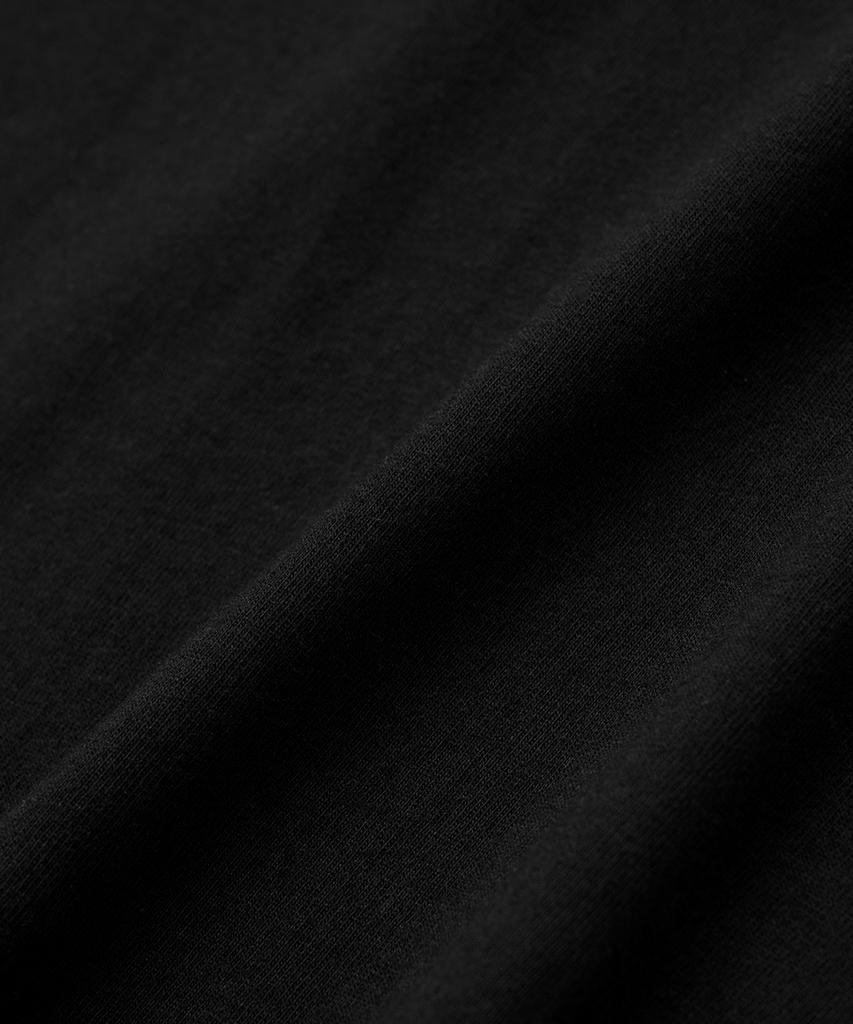 XOX Distorted Error Graphic Crop T-Shirt [Black]