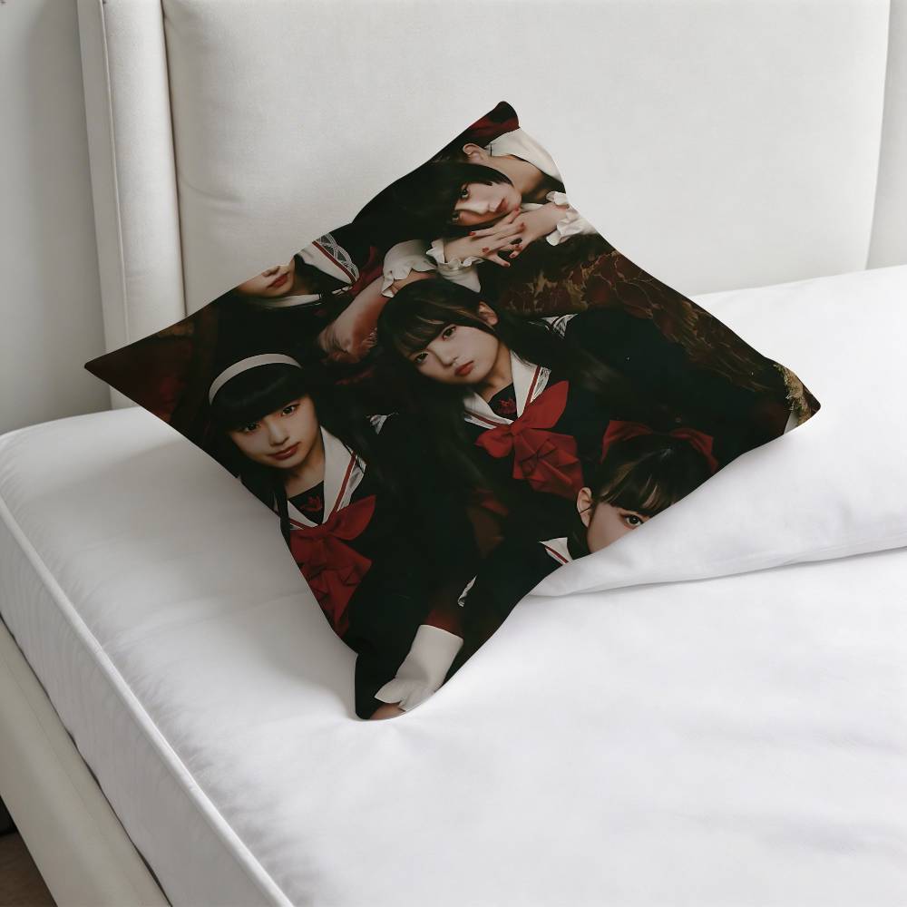 Cute PPhantom SSiita Decorative Square Pillow Cover Soft Comfortable Pillow Case Sofa Bed Home Decoration