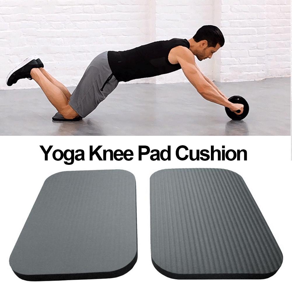 Tapis de Yoga Noir pour Genoux Coussin de Protection Genoux Éponge Coussin de Genou pour Exercice Jardinage Travail dans le Jardin Tapis de Genou de Yoga pour Fitness