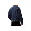 Calvin Klein Metal Logo Casual Polo Denim Jacket Men Jackets Blue 40EM719-420