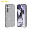 AMORUS For Samsung Galaxy S25/S24 Case Soft TPU Hard PC Back Shockproof Phone Cover