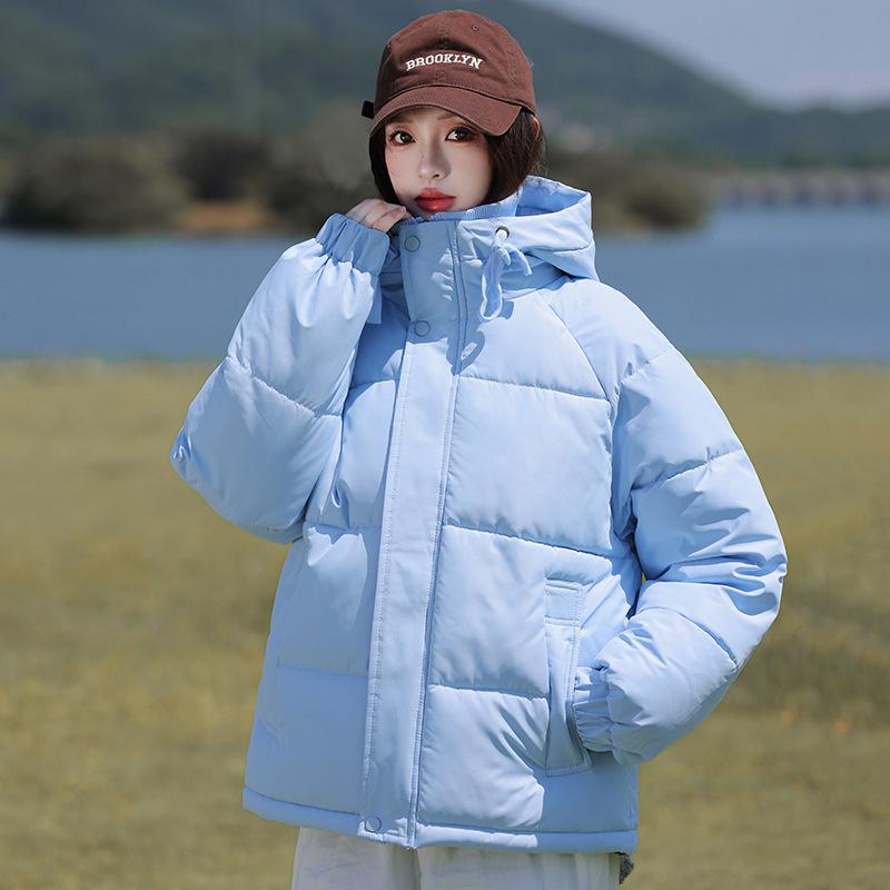 Down Cotton-padded Jacket Women's New Winter Short Fake Two Padded Cotton-padded Jacket Coat