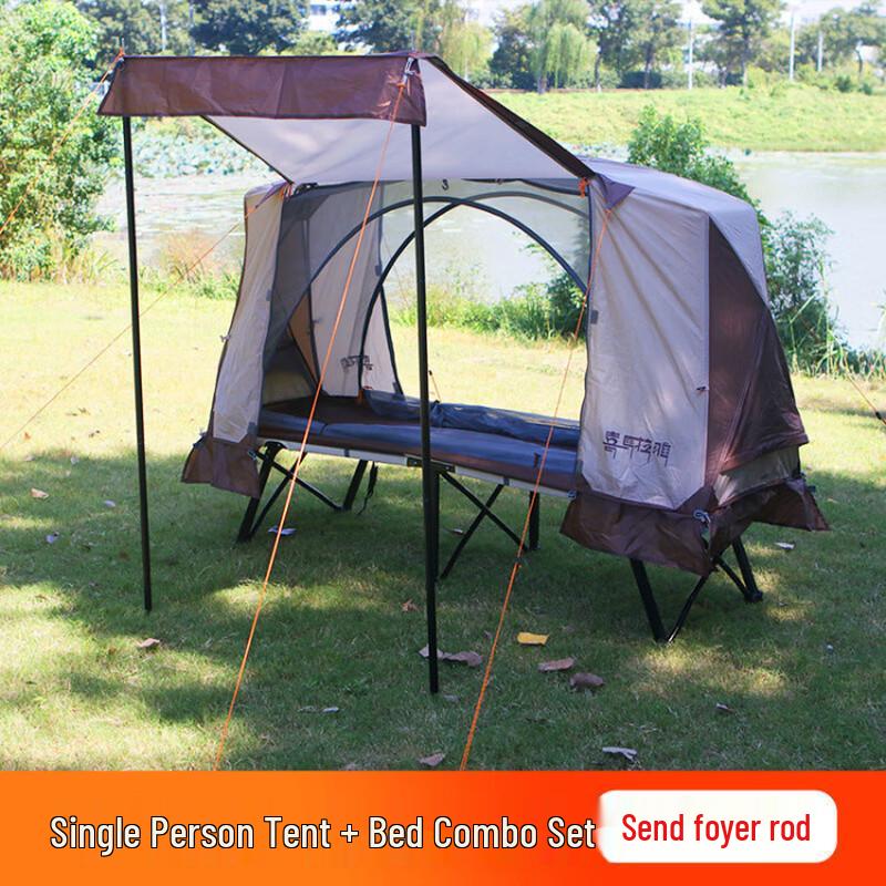 KarLot Off-Ground Camping Tent Set with Bed Standard