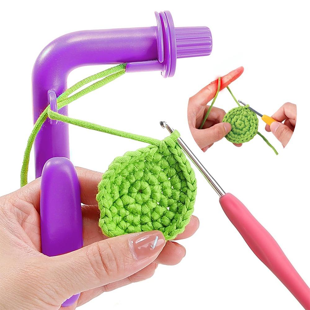 

Иглы Стежки Крючкобе Держатель для крючка Крючки для вязания DIY Рукоделие Набор крючков для вязания Спицы и принадлежности для вязания крючком фиолетовый