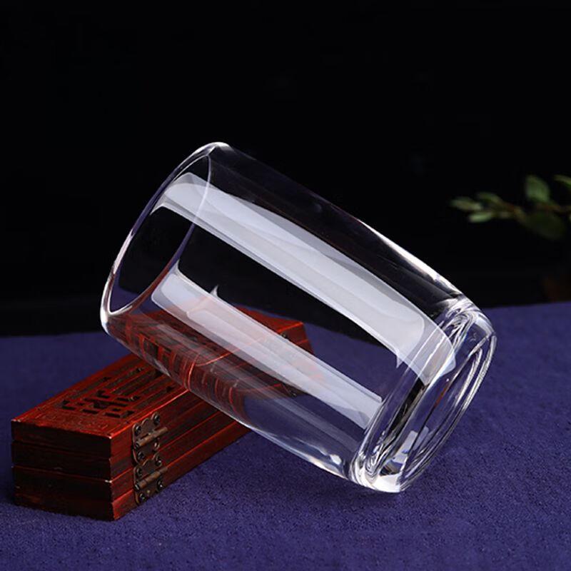 

Hand-Polished Natural Crystal Stone Teacup with Lid